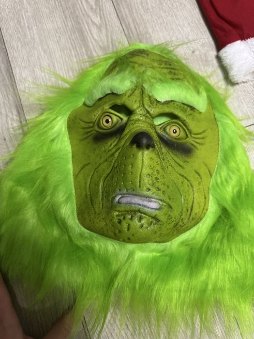 Дорослий чоловічий мохнатий костюм Грінч, Викрадач Різдва