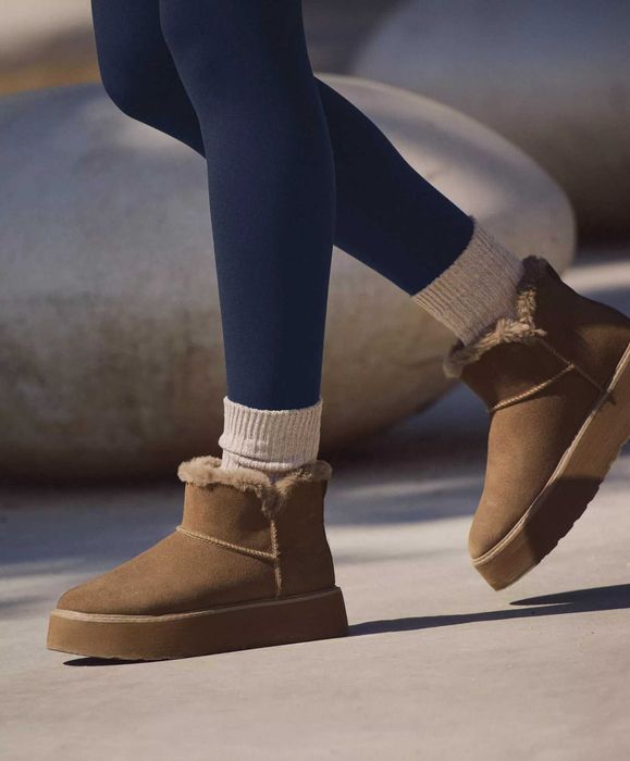 Уггі , OYSHO жіноче зимове взуття ( UGG, УГГИ)  platform boot 36-41