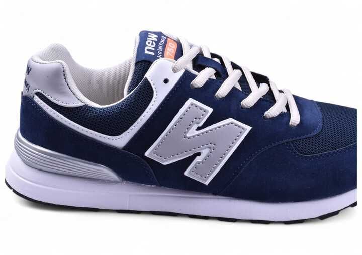 Buty Męskie Adidasy Sportowe Sneakersy Z Balance granat siatka 11B-44