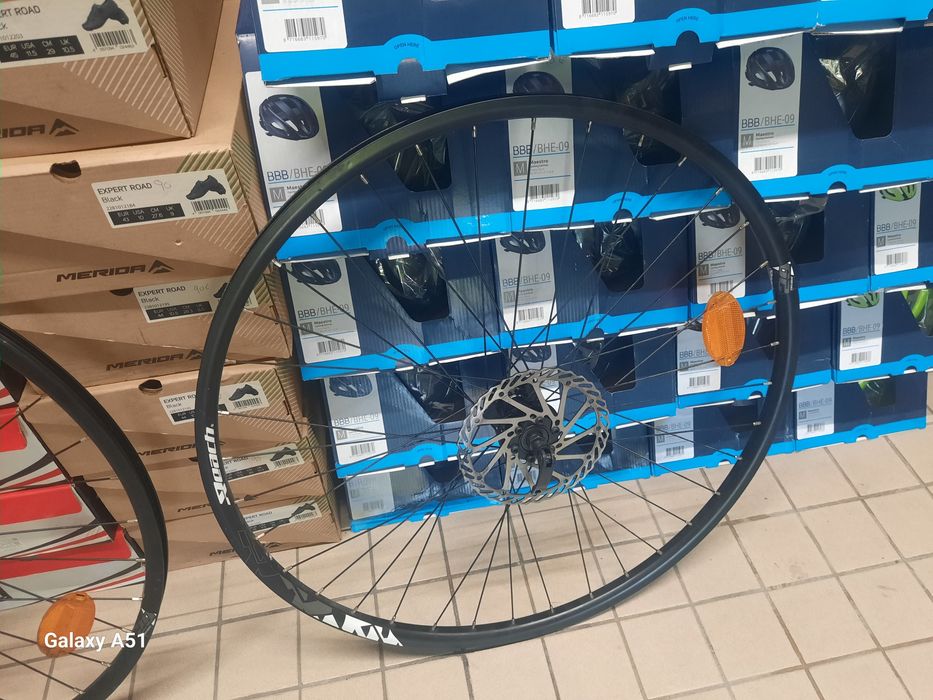 Par de rodas 29 com discos e carreto 8v