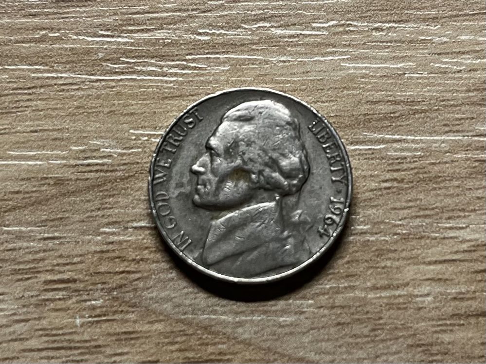 Five cents pięć centów 1964 unikat