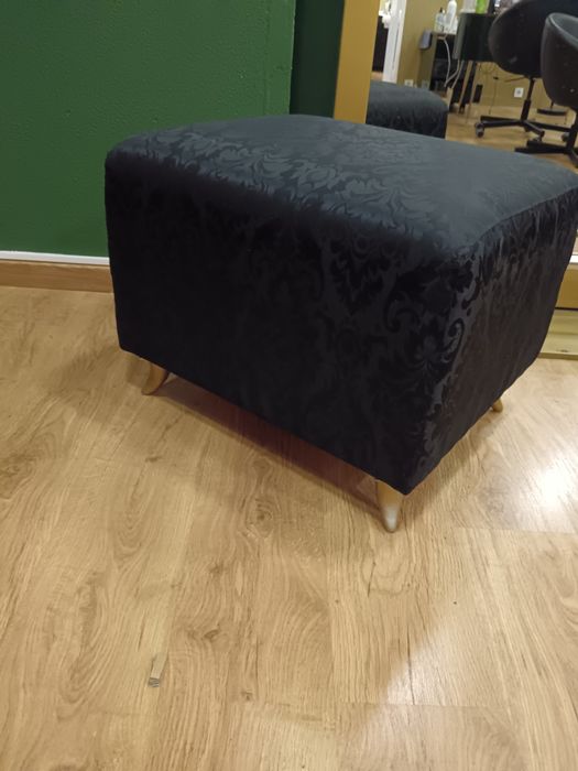 Conjunto bancos estofados elegantes — 3 lugares + 2 individuais (Grand