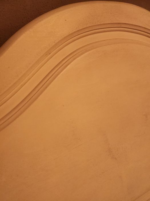 Cama madeira maciça, antiga, restaurada