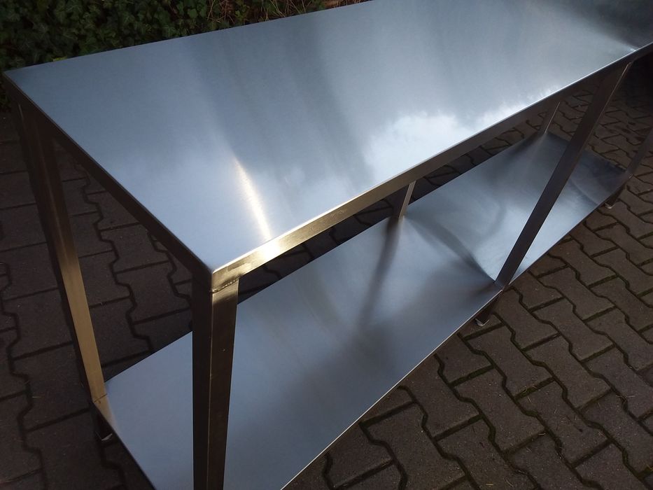 Stół kuchenny stolik nierdzewny 40/200/85cm stół pomocnik wysyłka