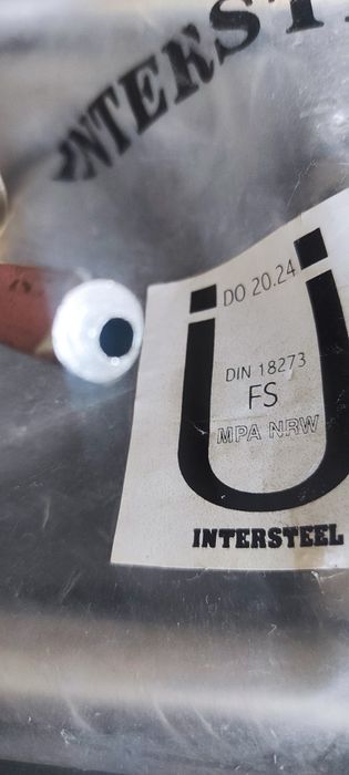 Klamka INOX uniwersalna ppoż