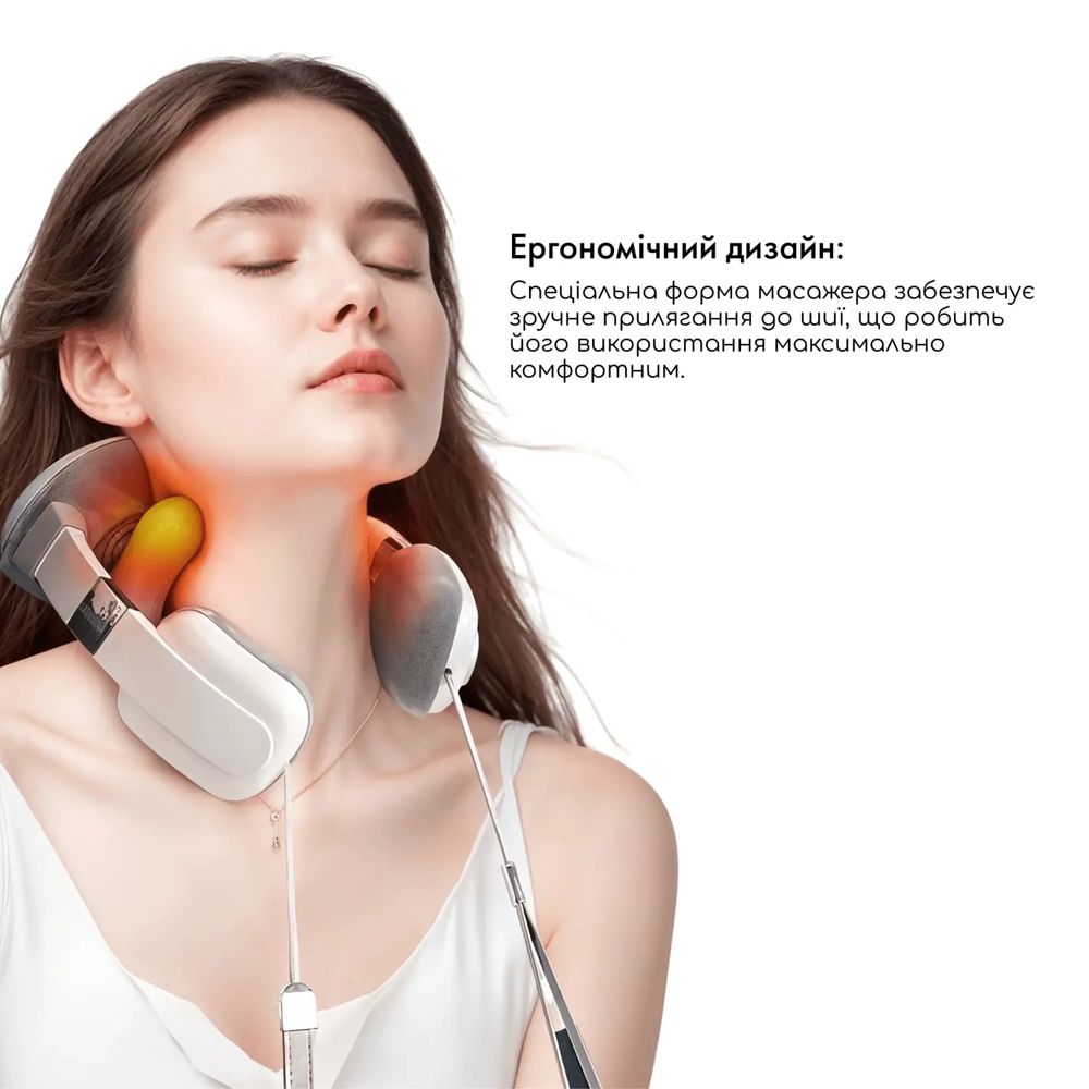 Масажер для шиї, плечей і спини 4 в 1 MassPro 4.0