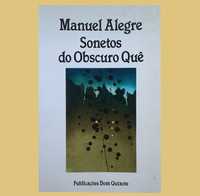 Sonetos do Obscuro Quê - Manuel Alegre, 1ª edição (1993)