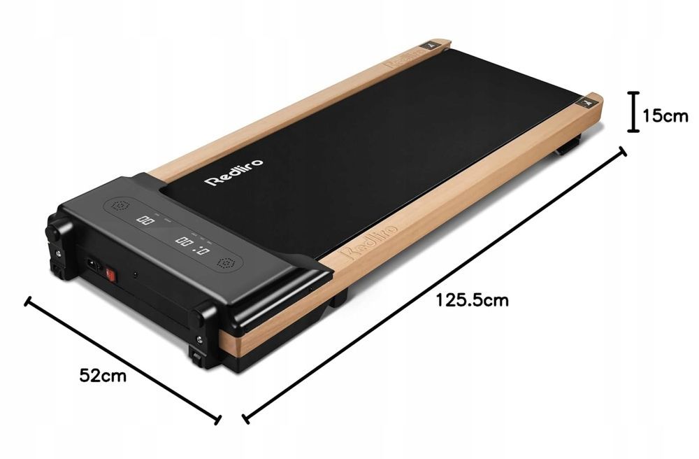 Redliro Podkładka Do Chodzenia Drewniana Bieżnia 6Km/H Uszkodzona