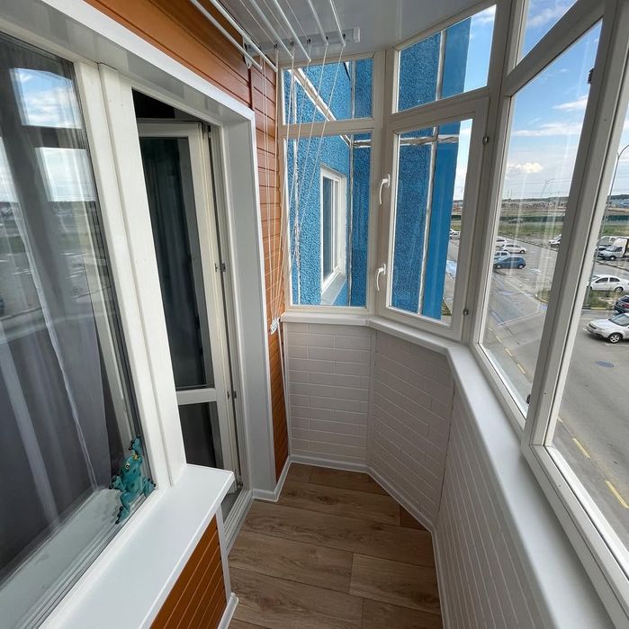 Балконы под ключ остекление застеклить балкон ремонт балкона рассрочка