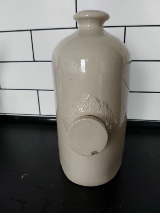 Lovatt Langley Ware kamionkowy stary ogrzewacz stóp stary korek