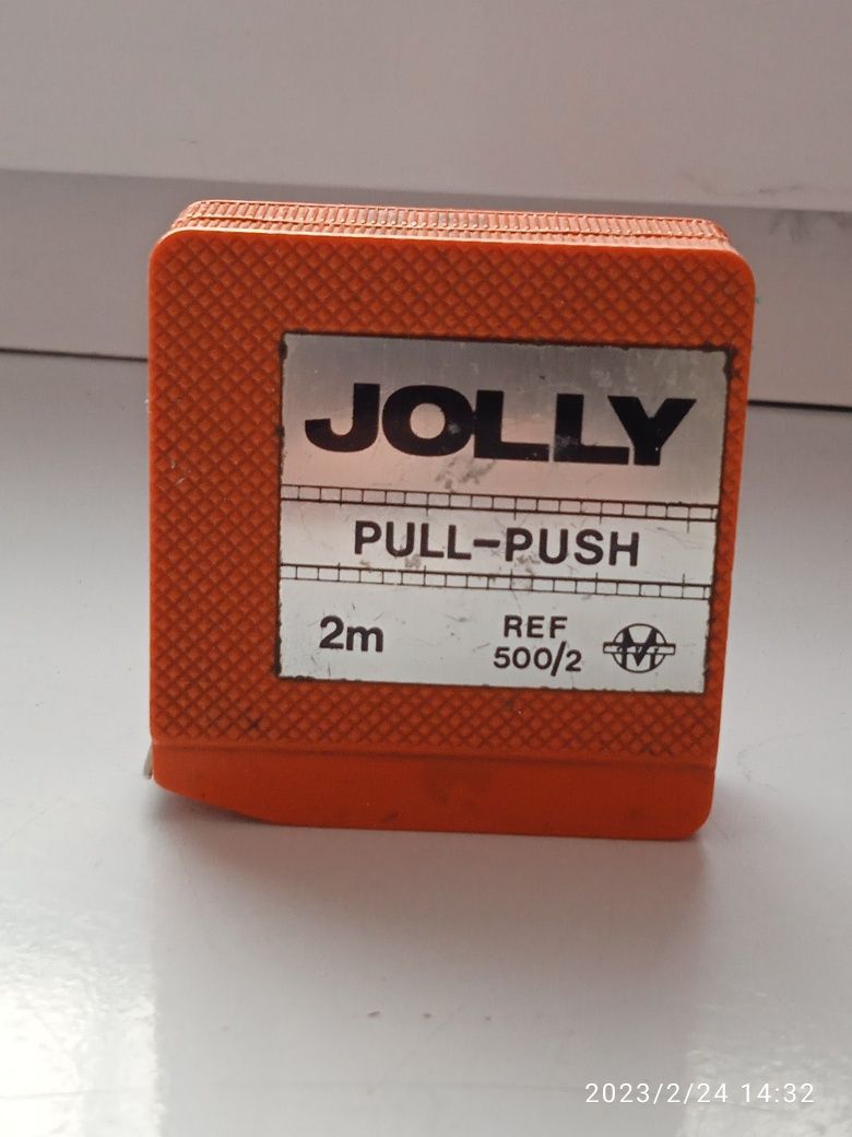 Miara zwijana 2m Dwumetrowa Miara Jolly Pull Push