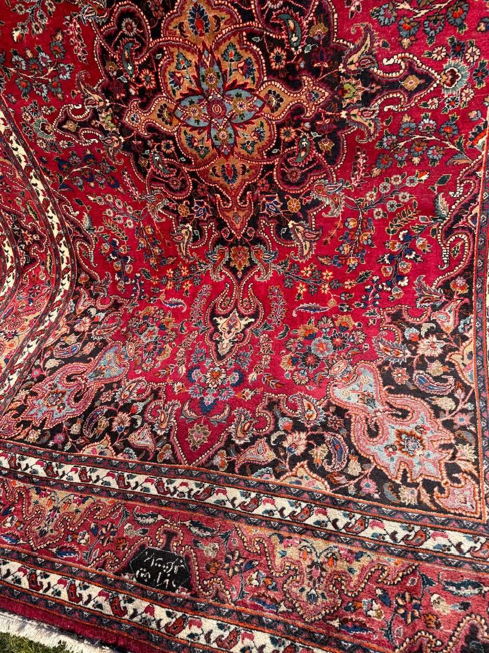Dywan kaszmirowy r.tkany perski Iran Mesched 365x250 galeria 25 tys