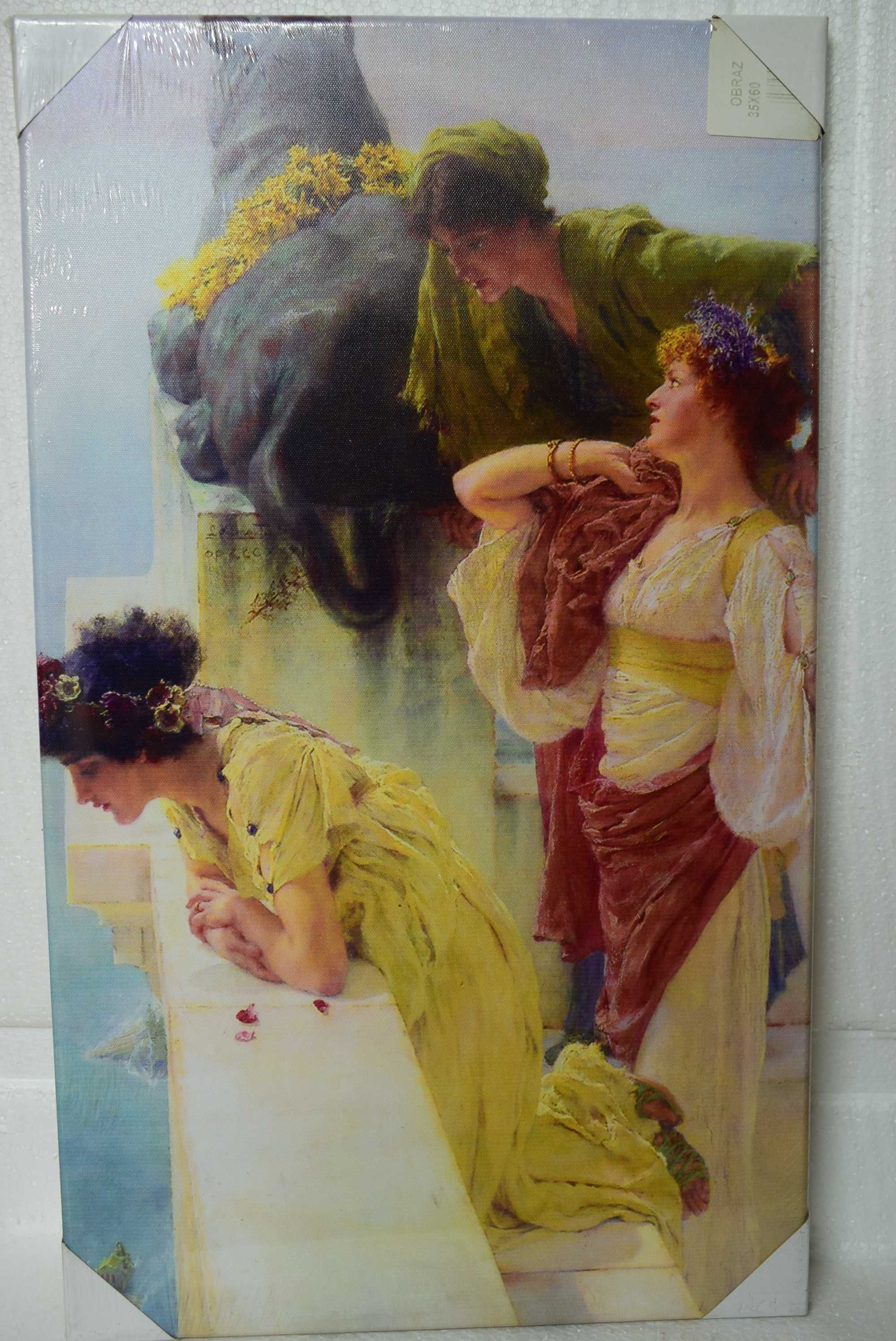 Lawrence A. Tadema -,, Punkt widokowy'' 1895  ,reprodukcja .