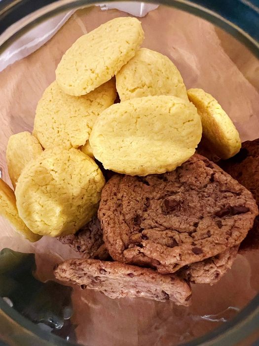 Delicia Crocante- Bolachas Caseiras de Baunilha e Chocolate