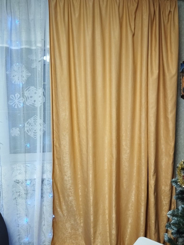 Шторы мрамор золото