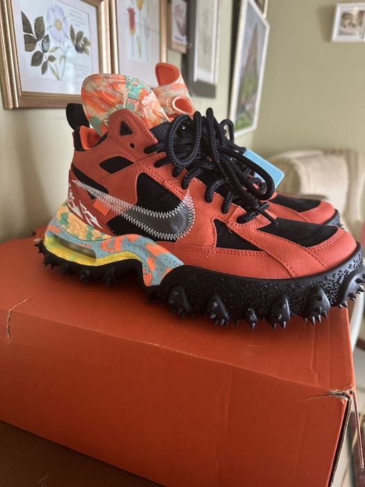 Кроссовки off-white nike air terra forma,длина стельки 26 см