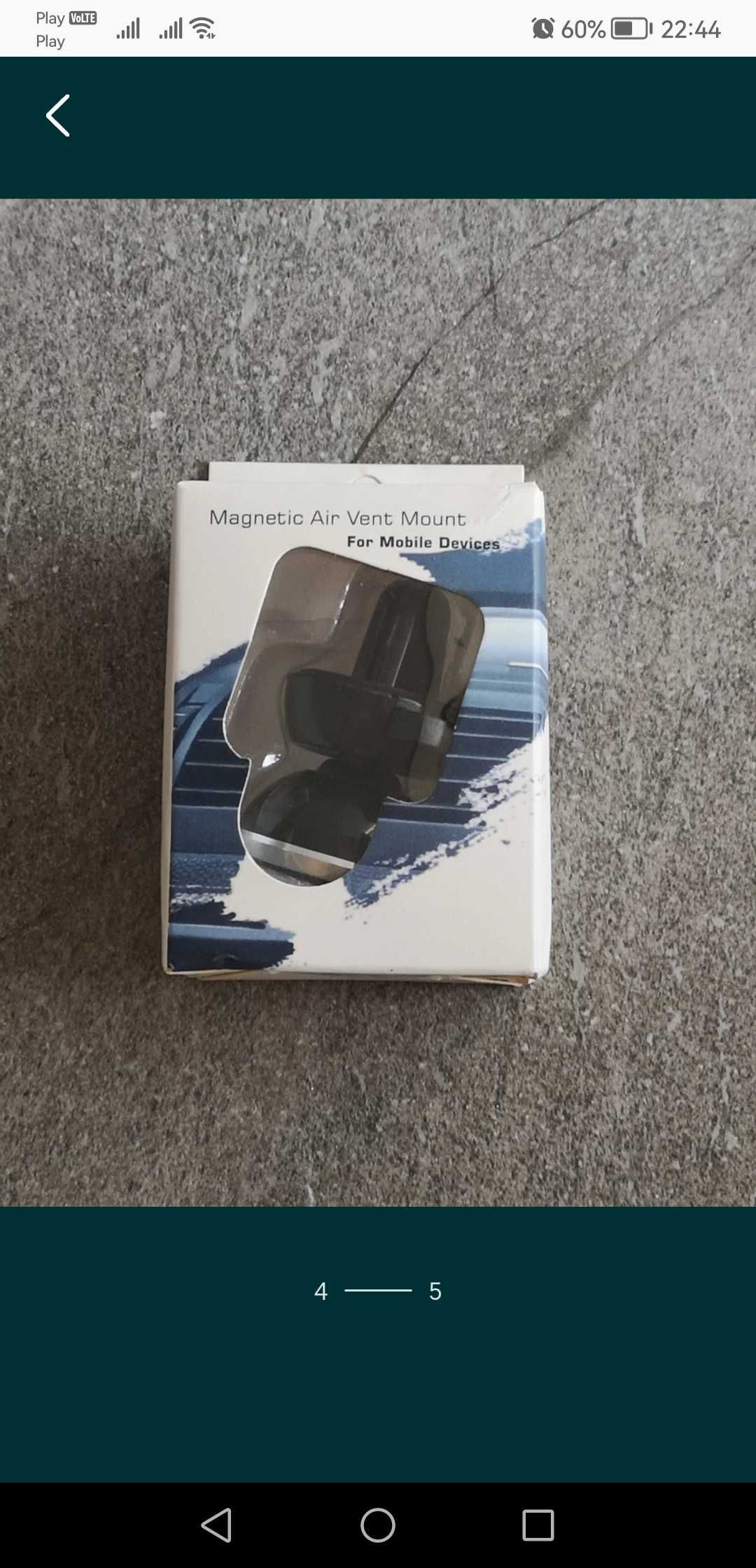Uchwyt do telefonu na kratkę