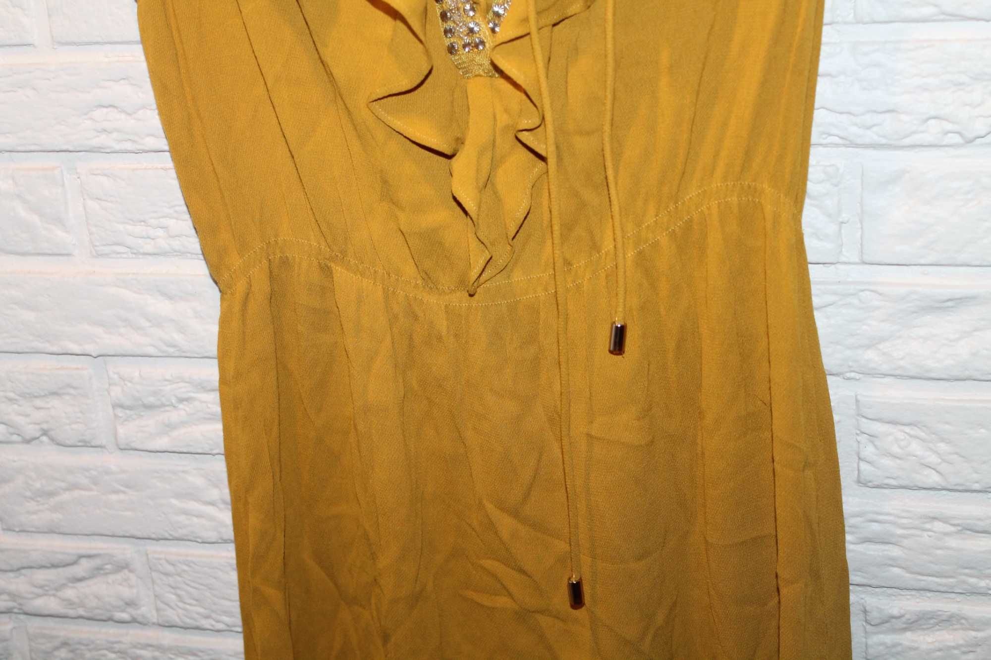 Sukienka damska żółta