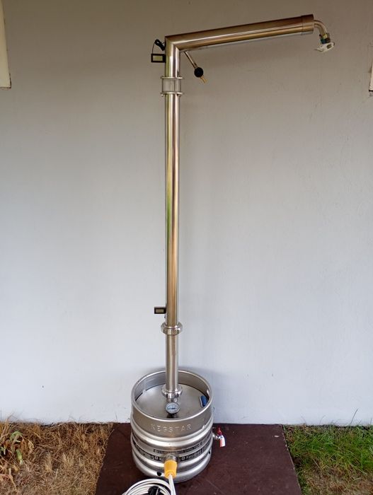 Destylator Aabratek 95-96%, beczka 30-50l, rura 60.3mm.