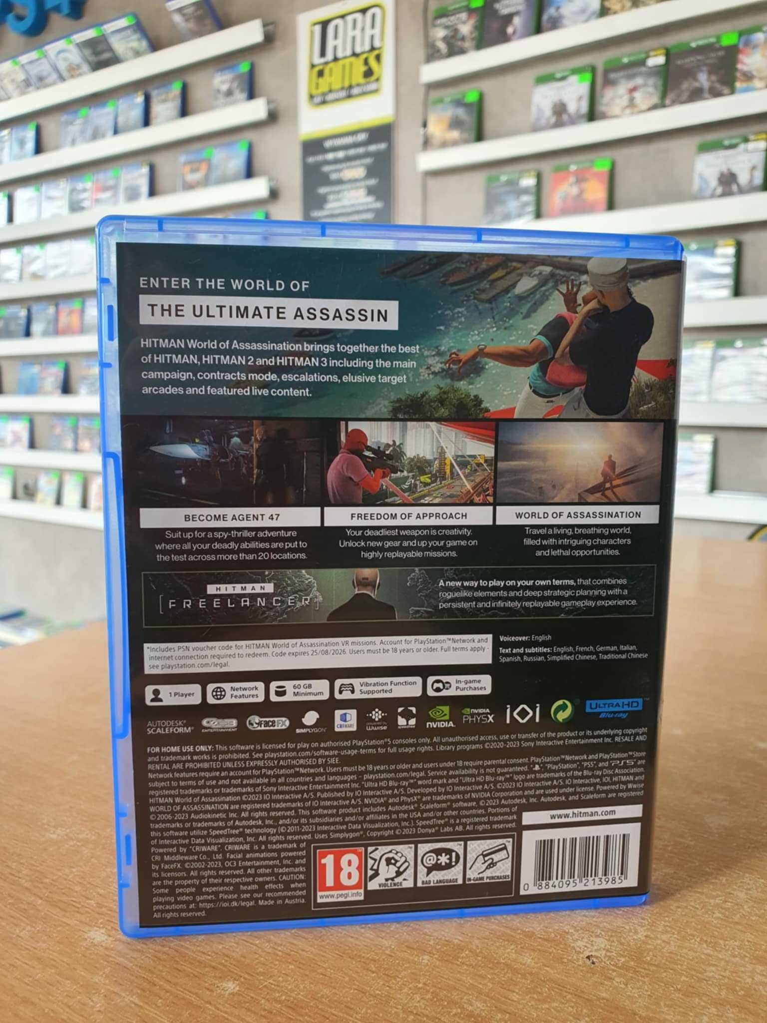 Hitman World of Assassination PS5 + kod na VR sklep/ serwis Lara Games
