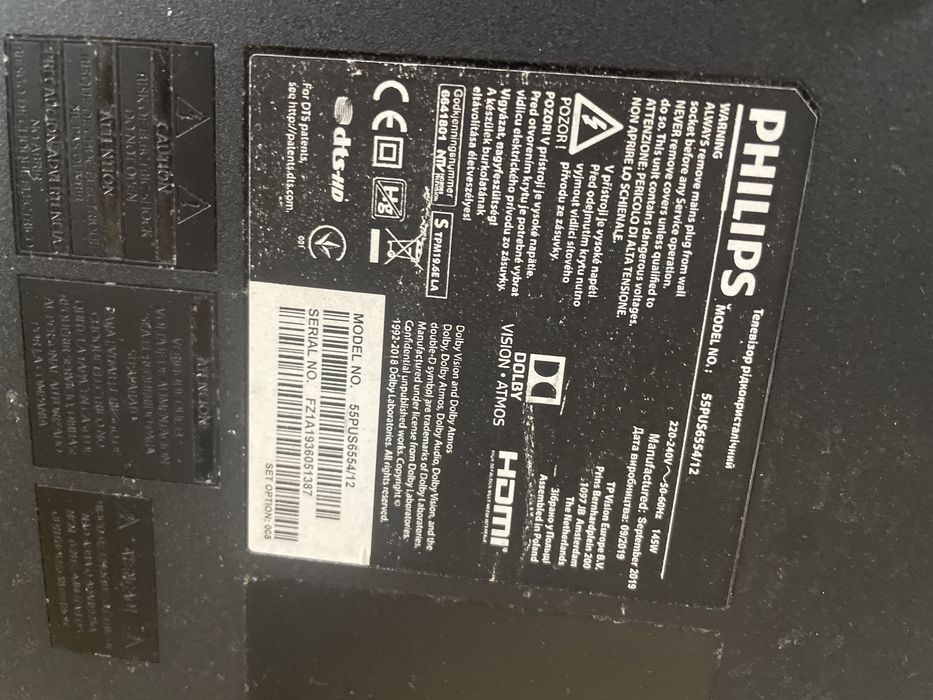 Smart TV Phillips 55”