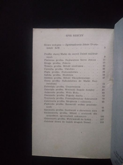 Testament- m. Urszula Ledóchowska