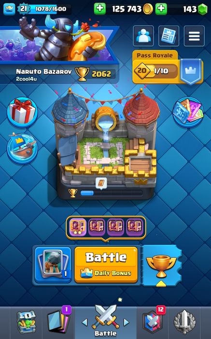 Продам ак з КЛЕШ рояль