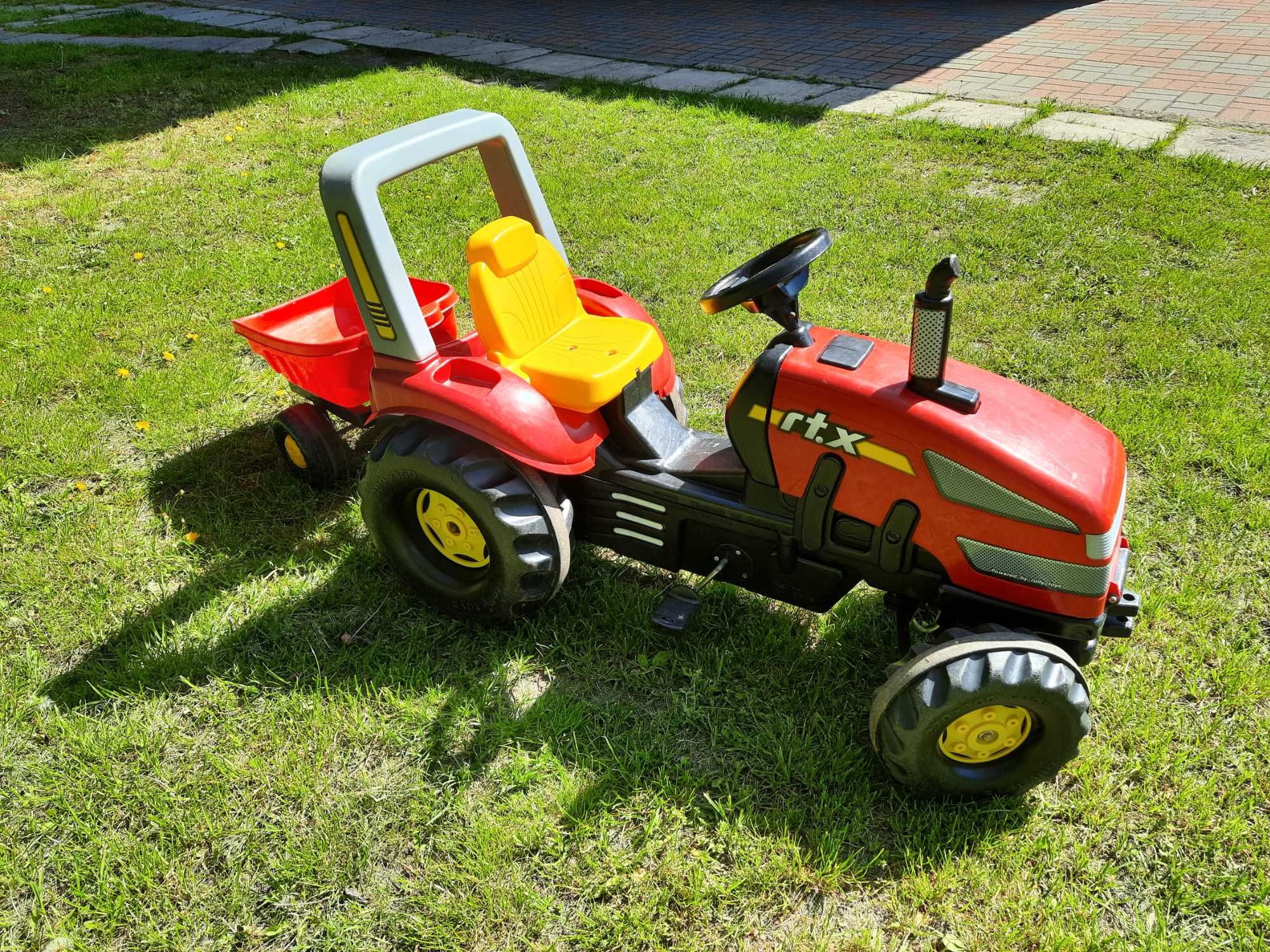 Traktor na pedaly rowerek biegowy i zabawki