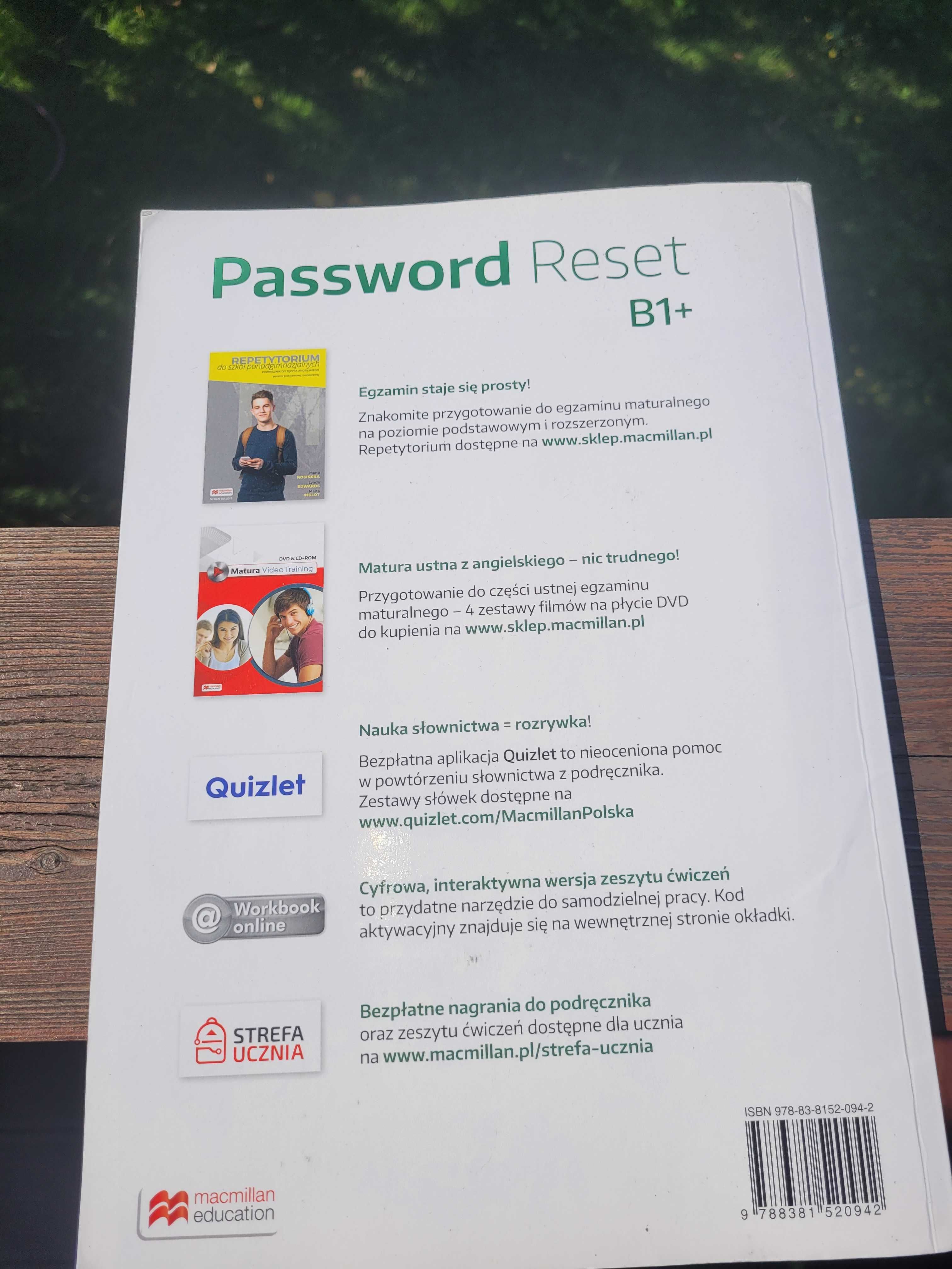 Password Reset B1+  - zeszyt ćwiczeń