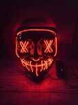 Ledowa maska na Halloween