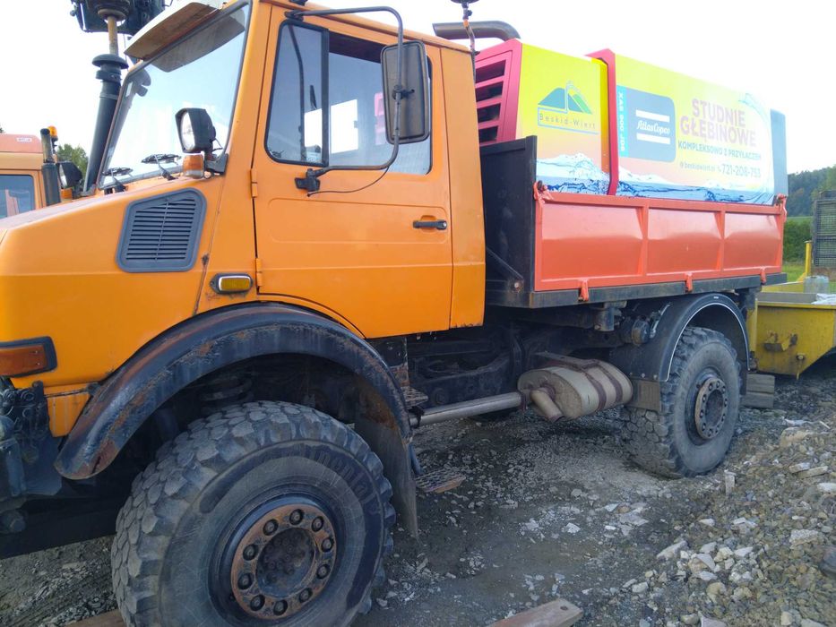 Unimog U 1850 zarejestrowany ciągnik rolniczy wywrotka