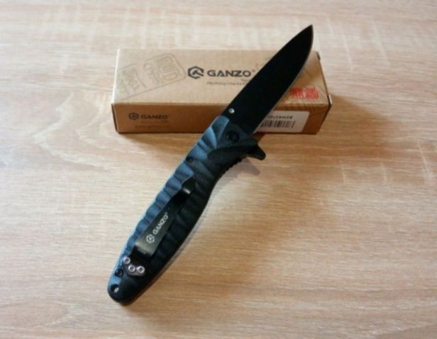 Нож Ganzo G620 G1 Black.Оригинал