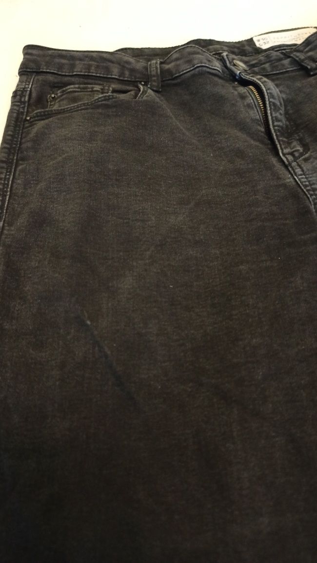 Spodnie Jeans damskie czarne Dżinsy L 32 r.40