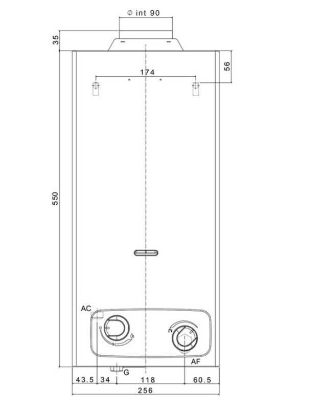 Podgrzewacz wody TTulpe Indoor B-6 P37 Eco