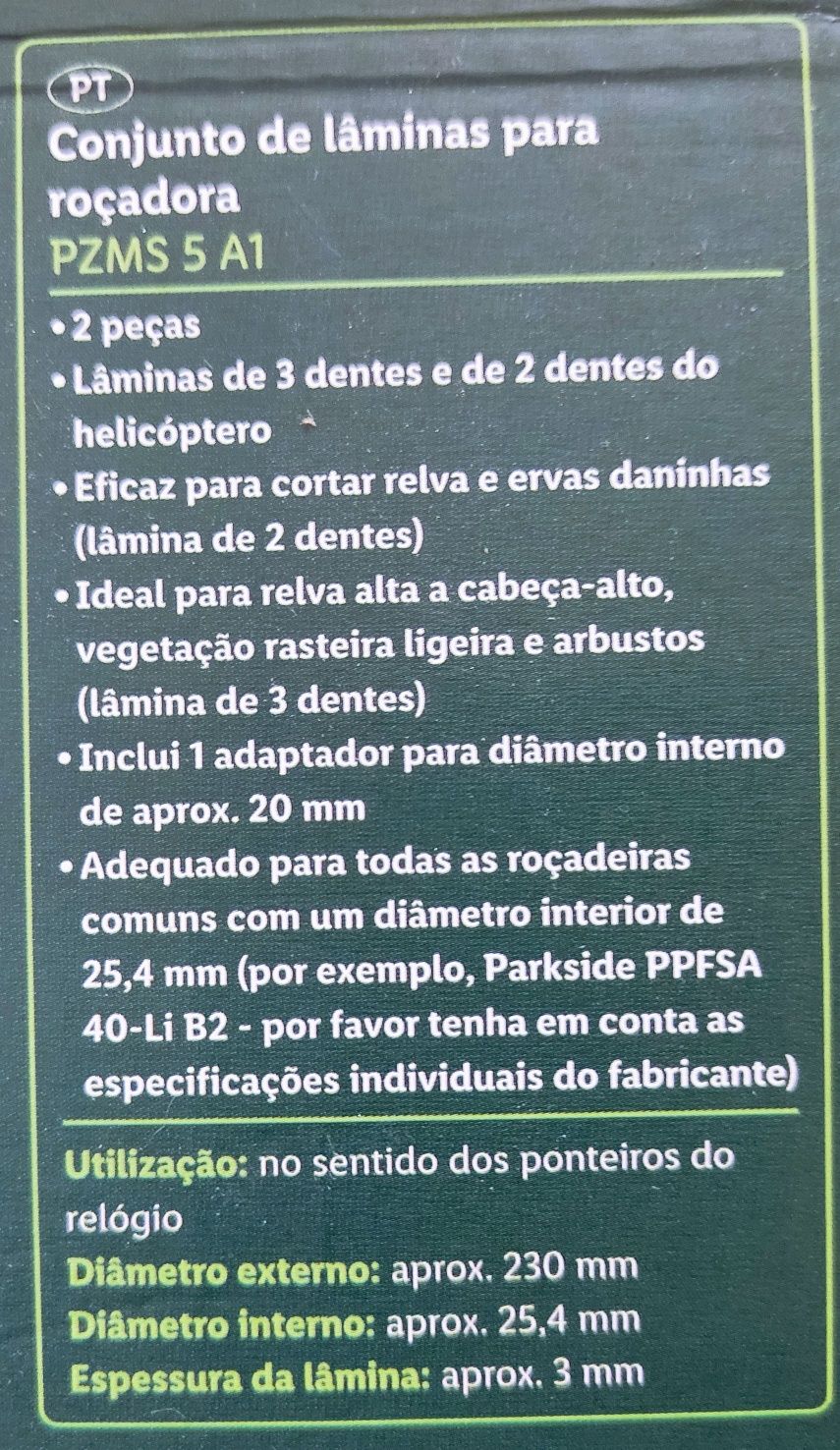 2 discos novos para roçadora
