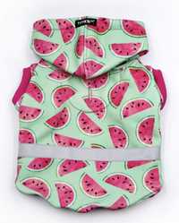 Bluza dla Psa z kapturem Watermelon, odblaskowy element, wzór arbuzy