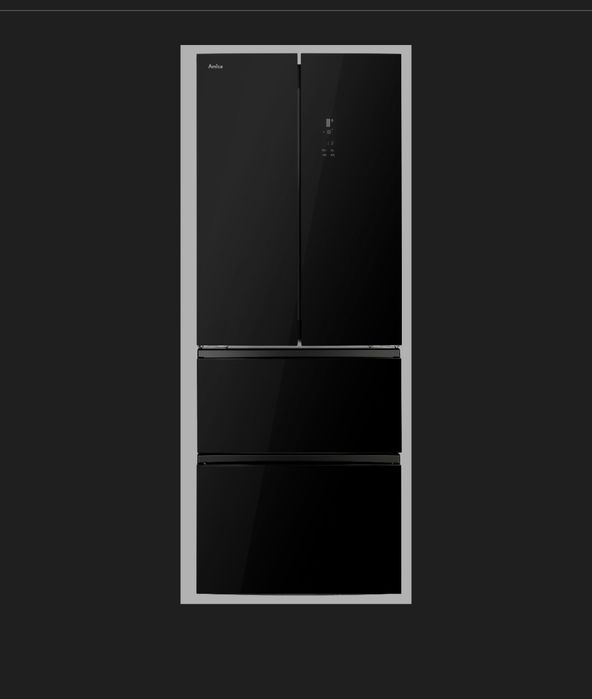 Lodówka AMICA FY3279.6GDFB Side by Side No frost 180.3cm Czarna