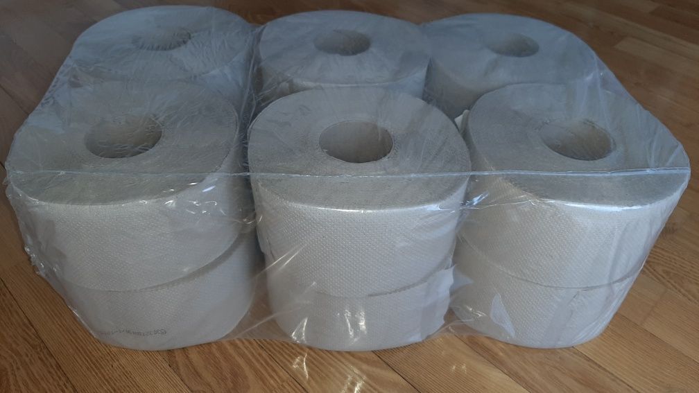 Papier toaletowy szary 12 rolek