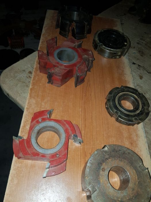 Lote freses tupias máquinas de carpintaria esta