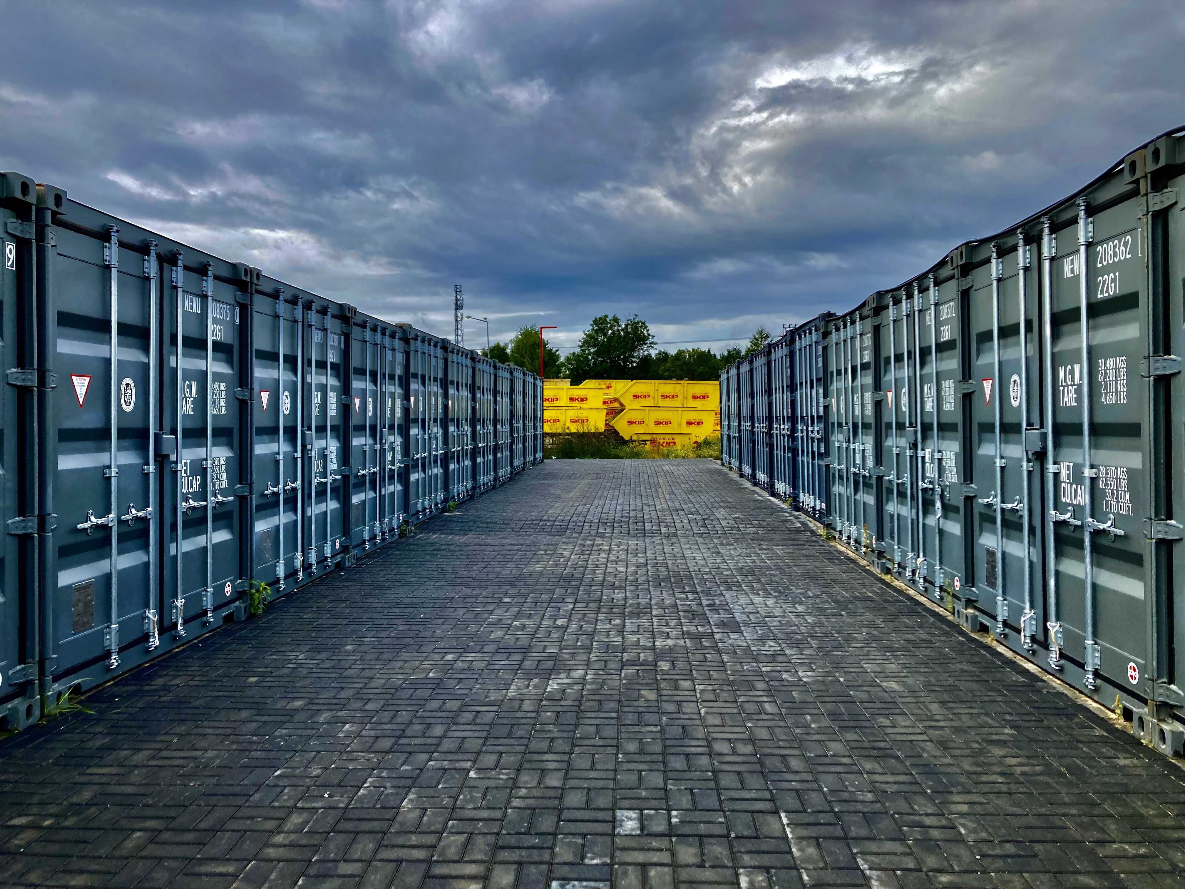 Wynajem kontenerów magazynowych biurowych  - plac budowy/ Self Storage