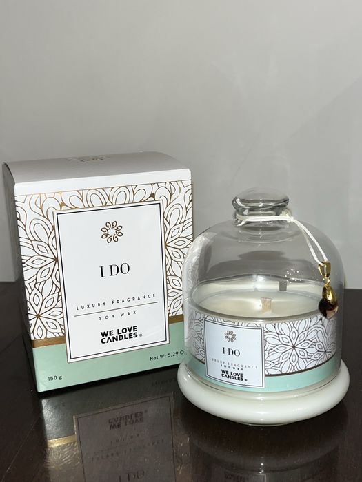 Соєвий віск свічка I DO лимонниця woodwick