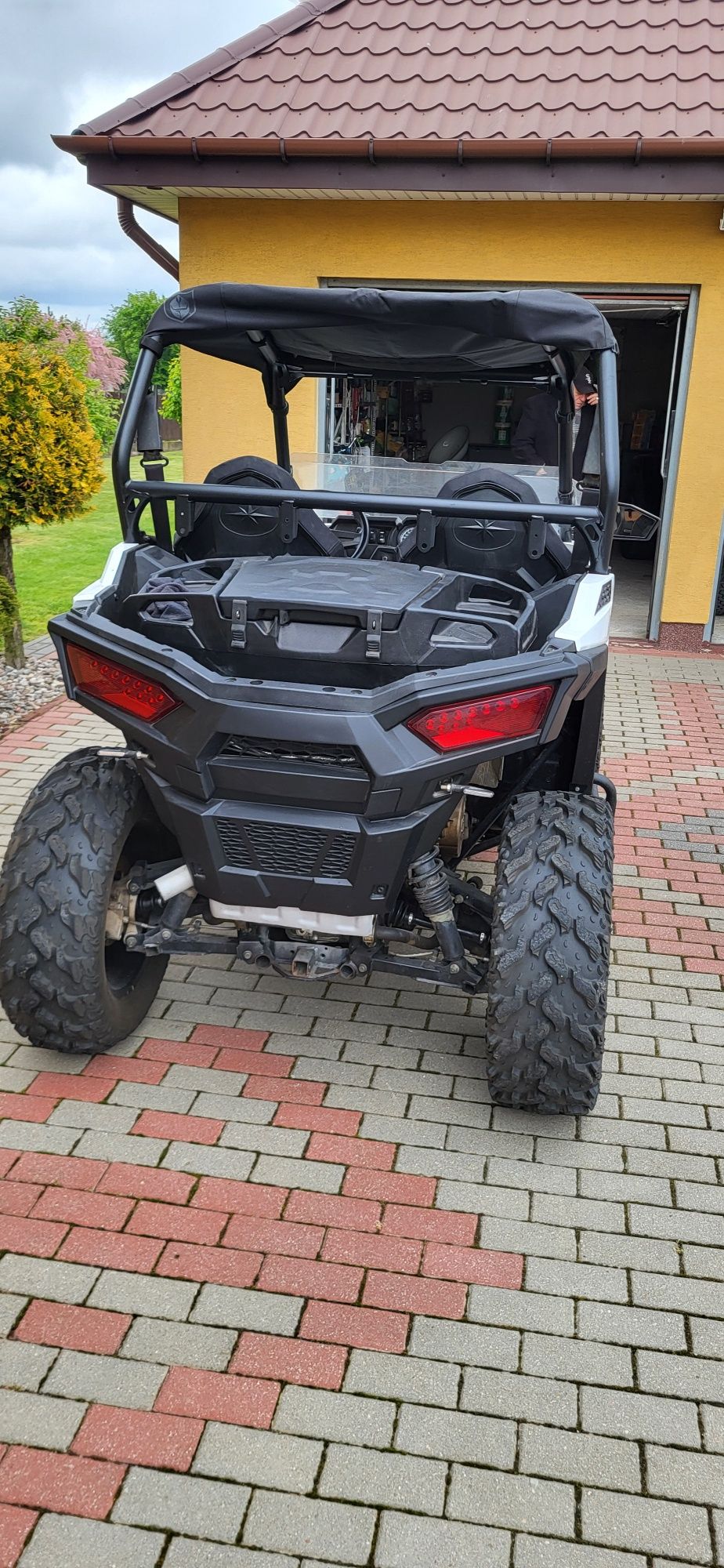 Polaris RZR 900. 2016r 75KM ledbar wciagarka