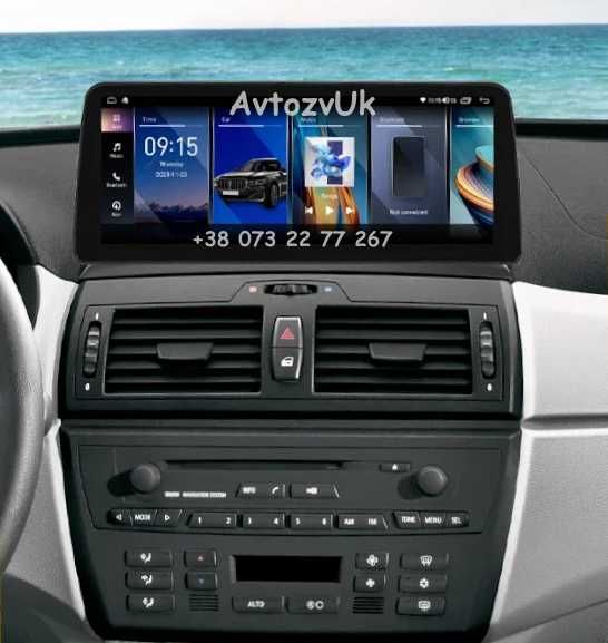 Магнитола BMW X3 e83 E83 GPS USB NBT TV Х3 е83 Дисплей Android CarPlay