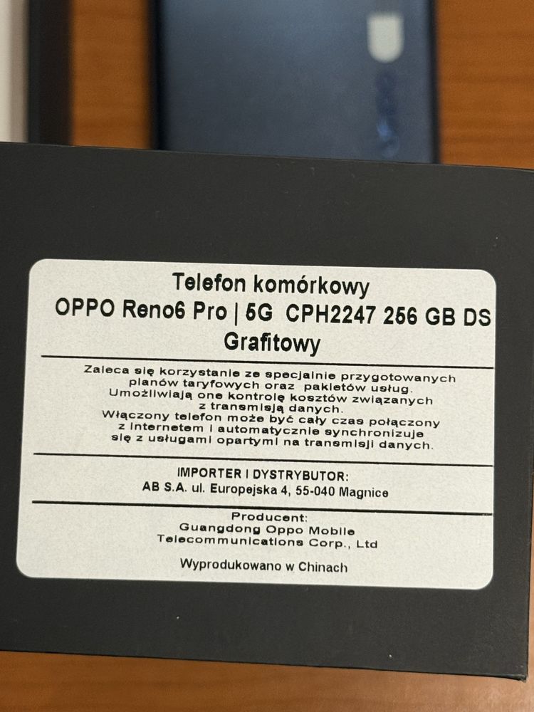 Oppo Reno 6 Pro 5G 12gb/256gb Lunar Grey