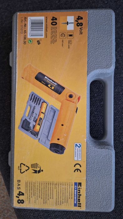 Aparafusadora Einhell 4,8v (sem bateria)