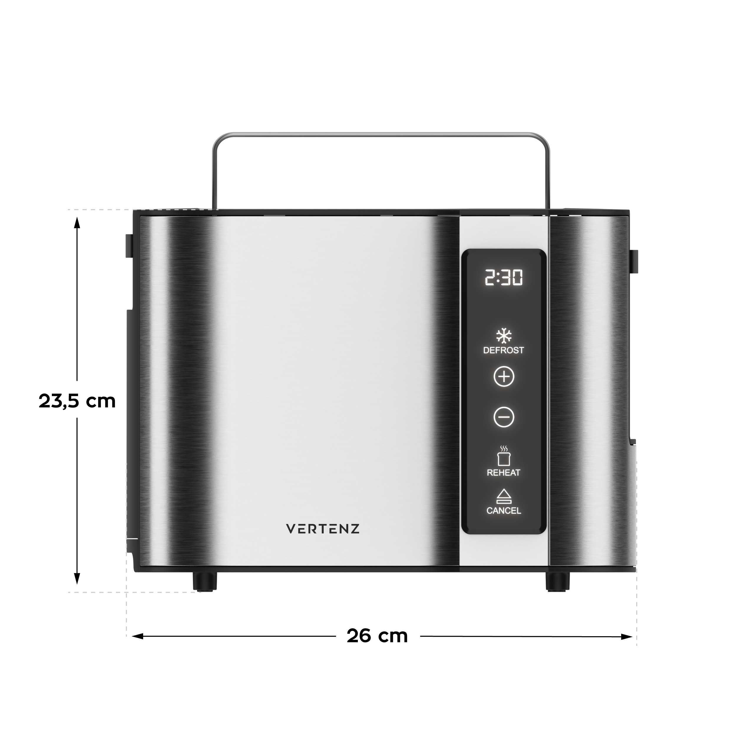 Toster z wyświetlaczem LCD Vertenz Crispy 50