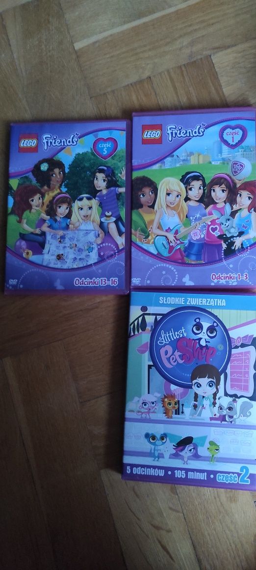 Płyty DVD Lego Friends Littlest Pet Shop