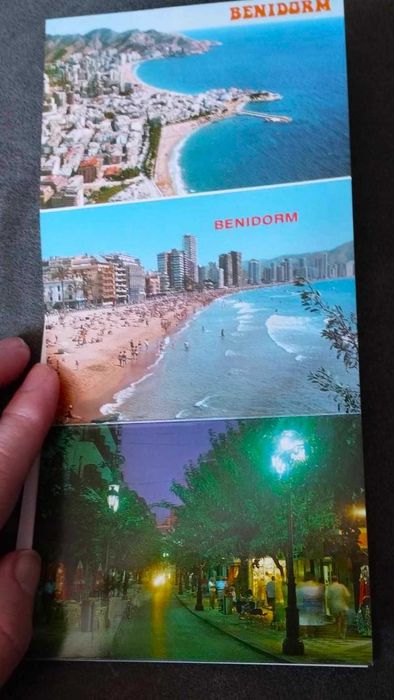 Conjunto de 12 Postais Miniatura de Benidorm