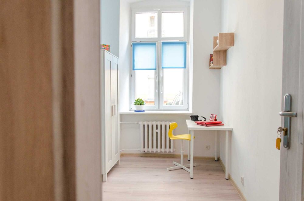 Pokój 1 os. Żeromskiego 27 w centrum dla studentów i osób pracujących