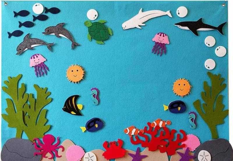 Kreatywny prezent na Dzień Dziecka - filcowe akwarium, zrób to sam